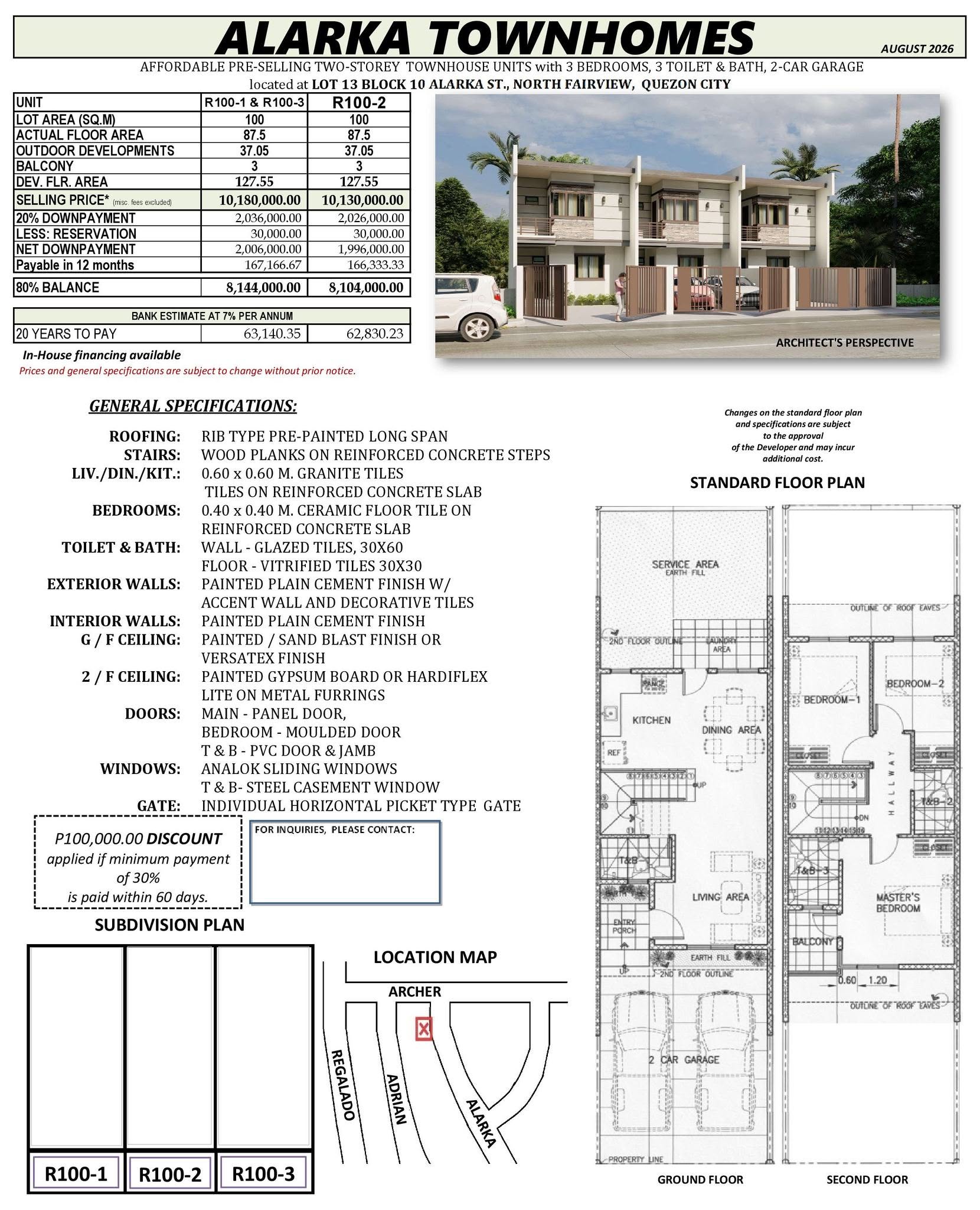 TCI August 2026 Listing - Alarka