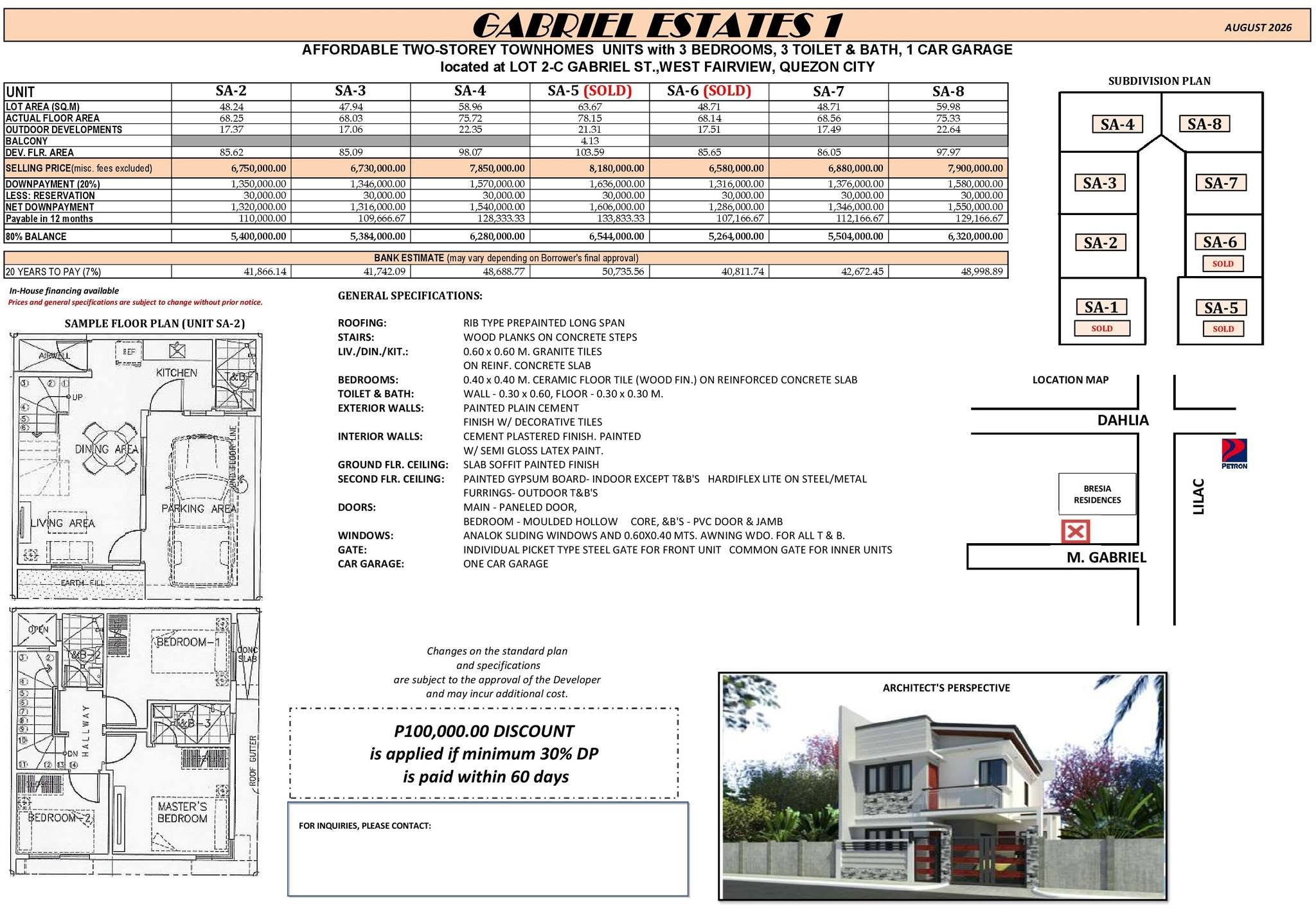 TCI August 2026 Listing - Gabriel 1