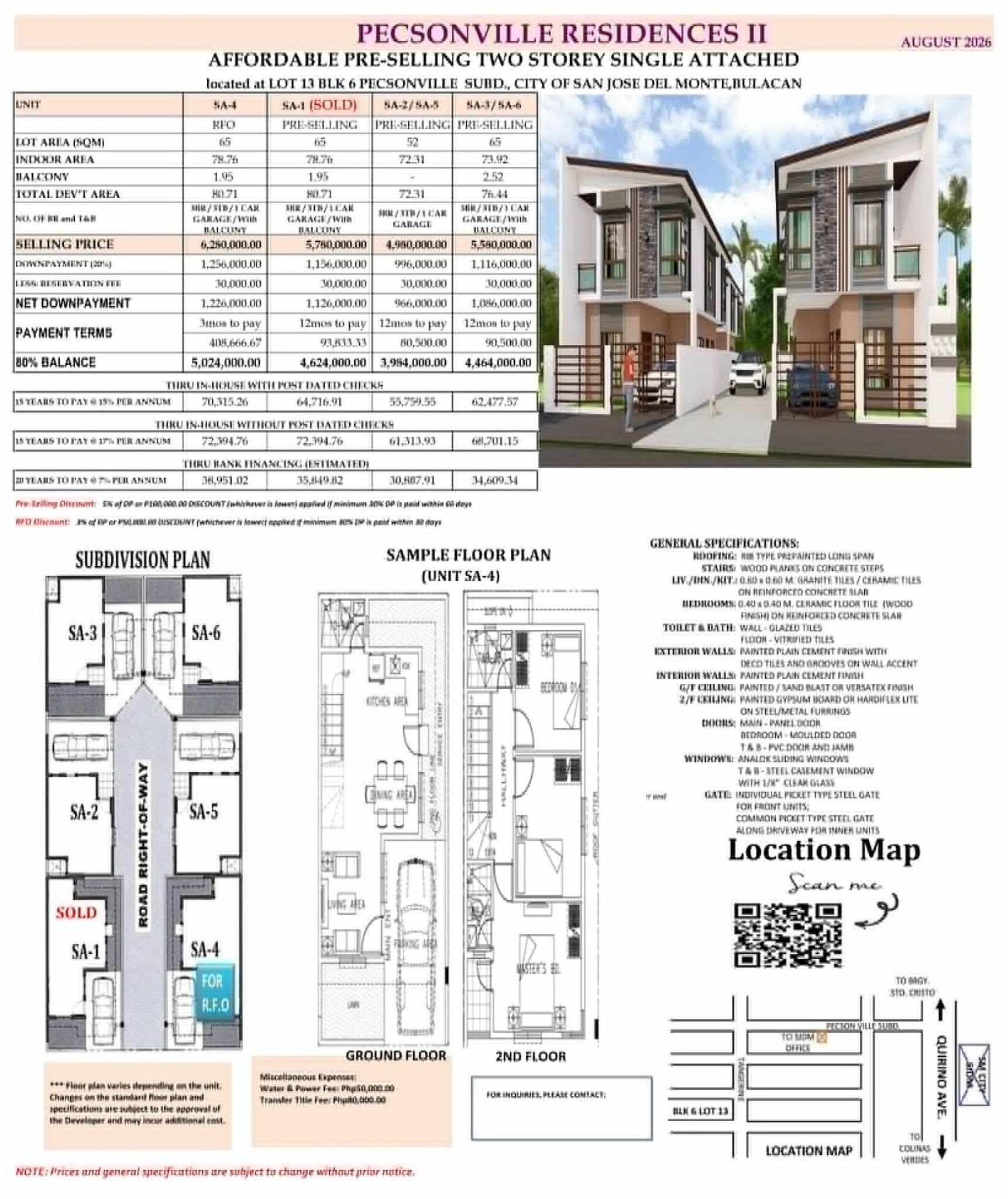 TCI August 2026 Listing - Pecsonville II