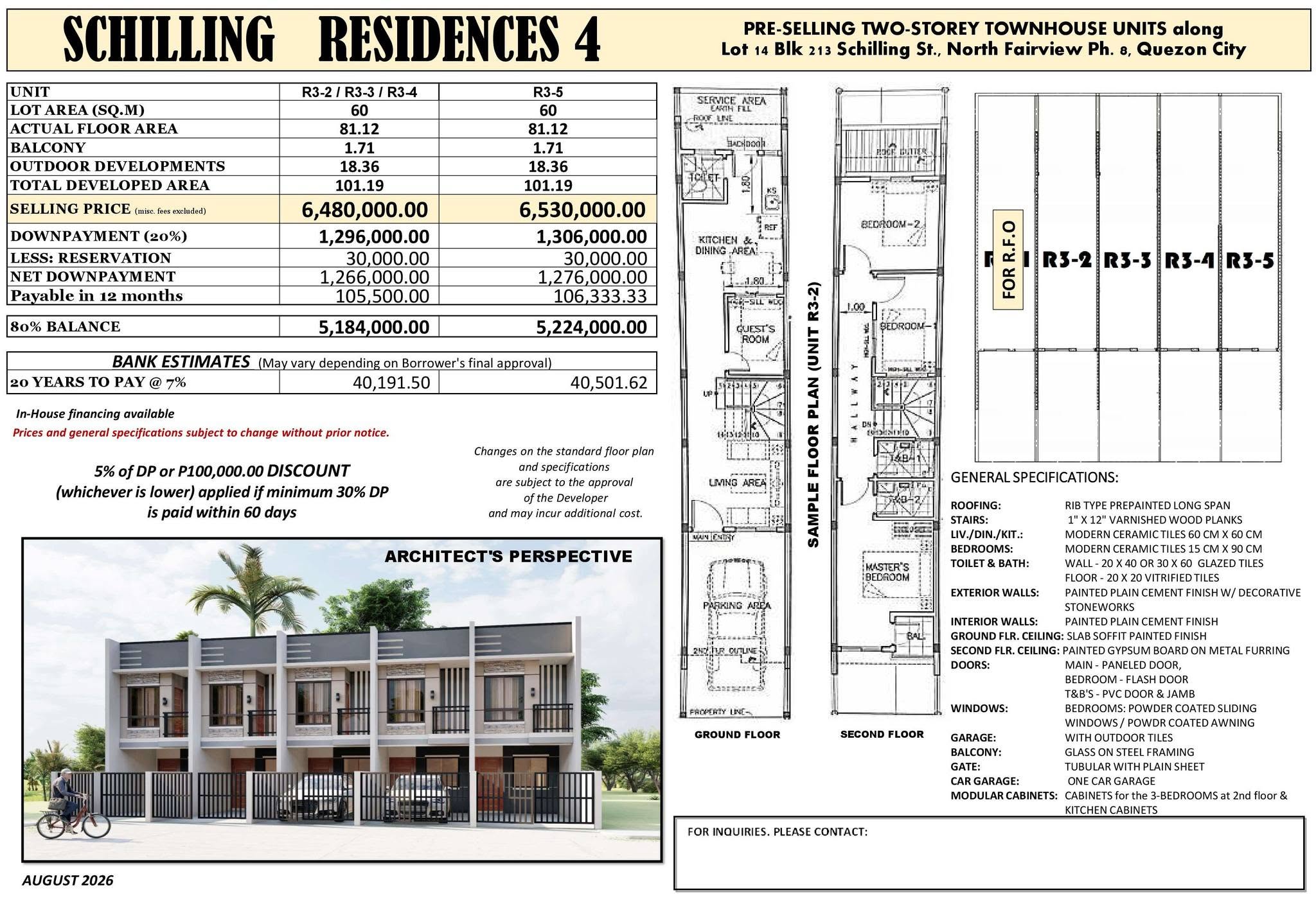 TCI August 2026 Listing - Schilling