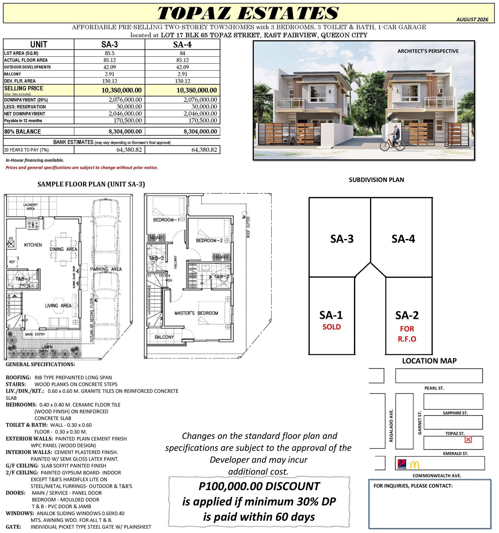 TCI August 2026 Listing - Topaz